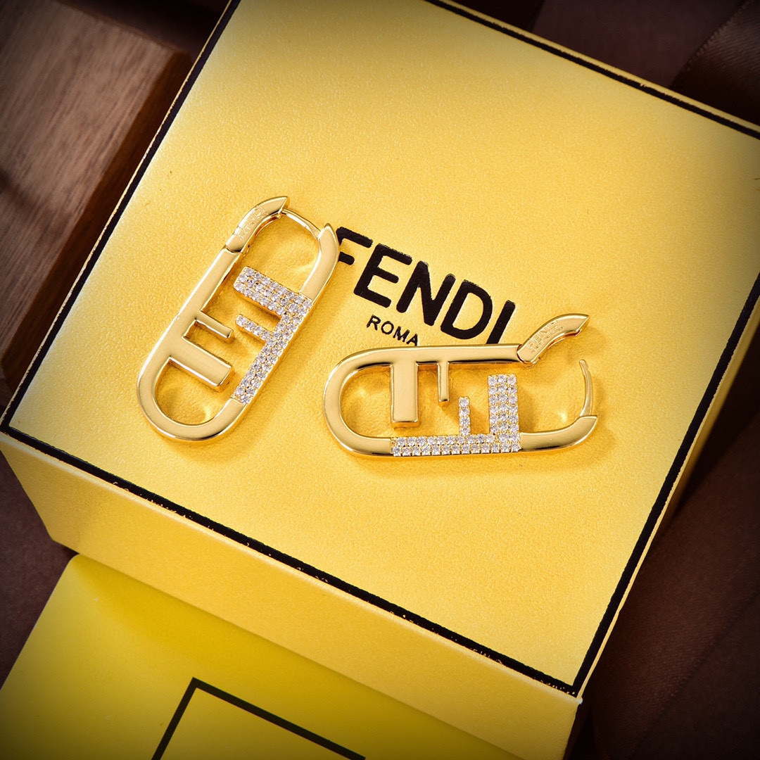Fendi 8AH449 Earring O¡¯Lock Earrings Gold-coloured earrings