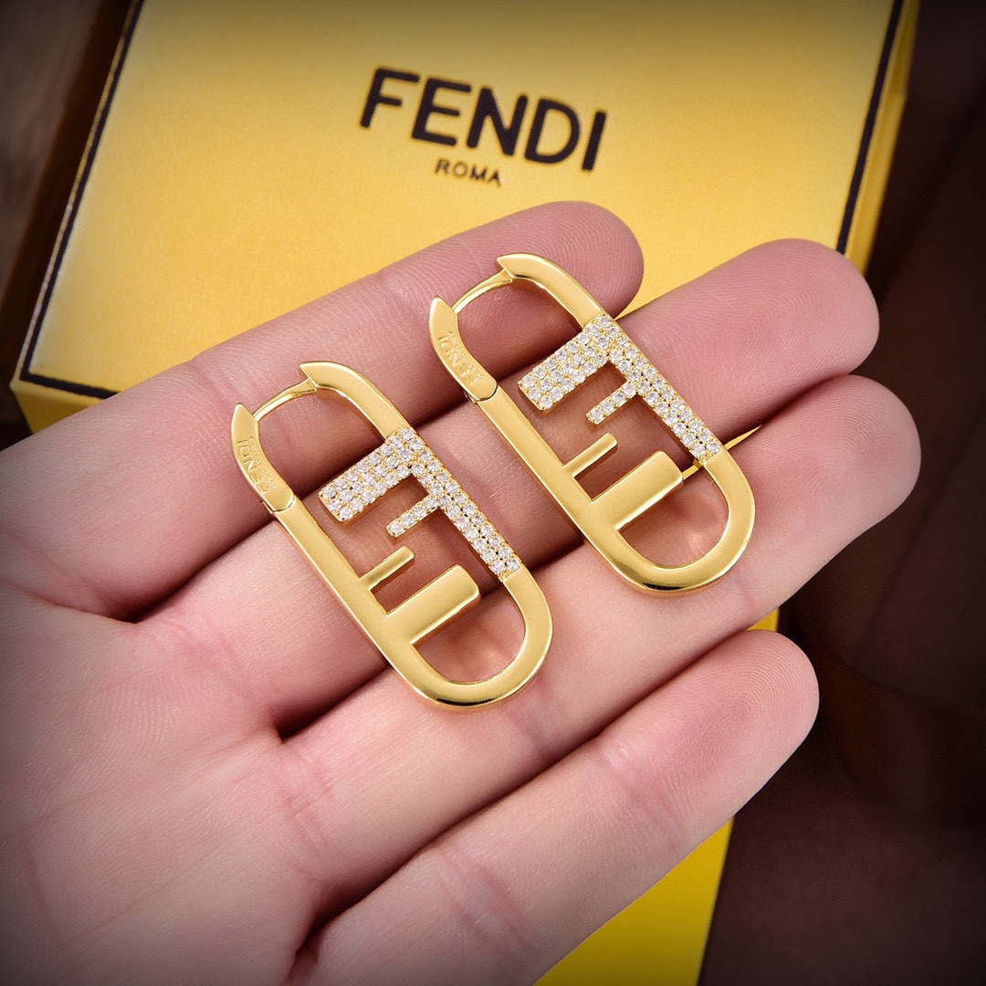 Fendi 8AH449 Earring O¡¯Lock Earrings Gold-coloured earrings