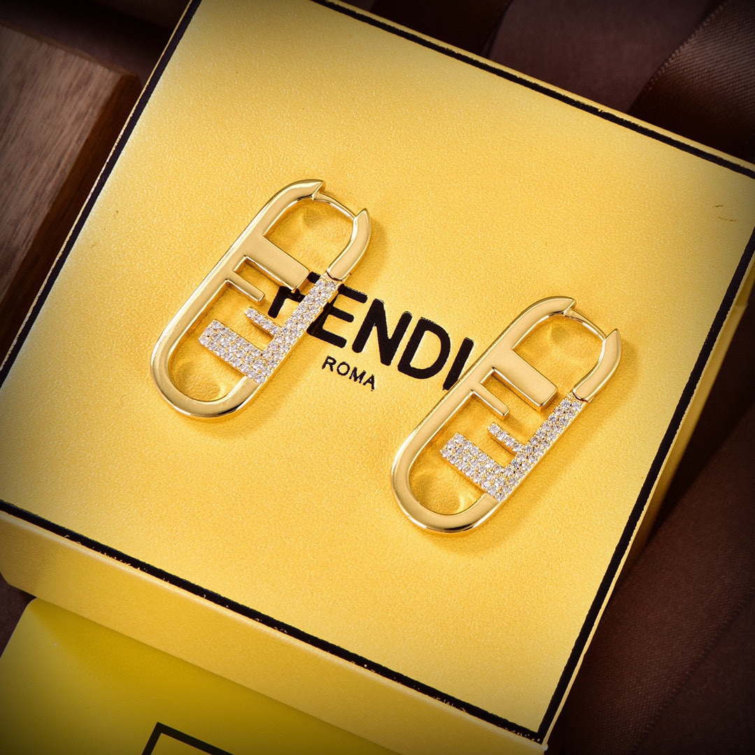 Fendi 8AH449 Earring O¡¯Lock Earrings Gold-coloured earrings