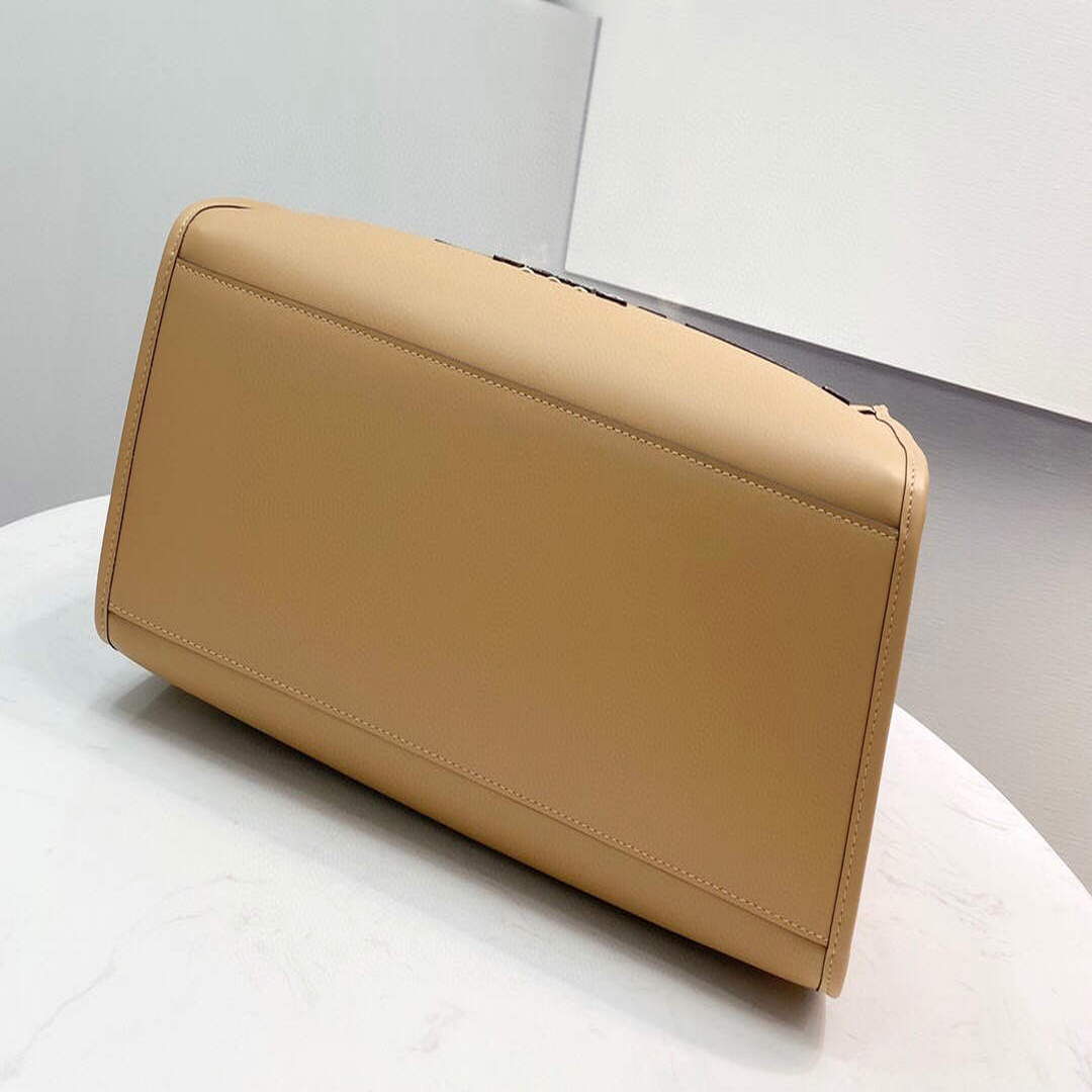 Fendi 8BH386 Sunshine Medium Fendi Tote Bag 8518 Apricot - Default Title - View 5
