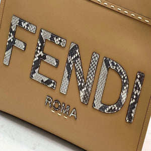 Fendi 8BH386 Sunshine Medium Fendi Tote Bag 8518 Apricot - Default Title - View 6