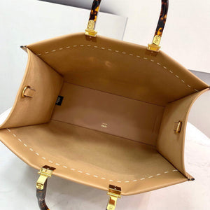 Fendi 8BH386 Sunshine Medium Fendi Tote Bag 8518 Apricot - Default Title - View 9