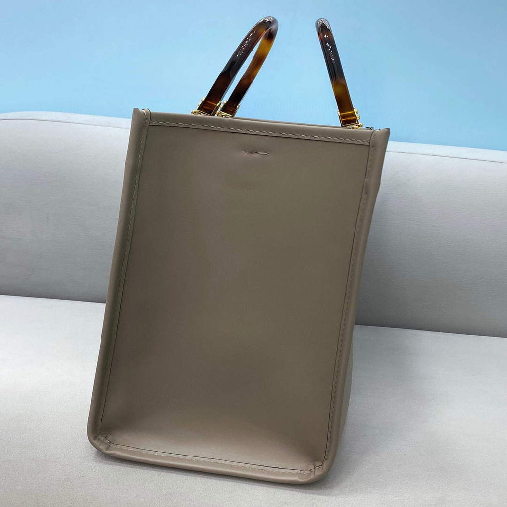 Fendi  8BH386 Sunshine Medium Fendi Tote Bag 8518 Gray