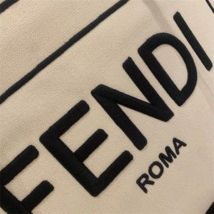 FENDI 8BH378 Medium ROMA Tote Undyed canvas Tote bag - Default Title - View 3