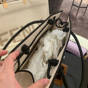 FENDI 8BH378 Medium ROMA Tote Undyed canvas Tote bag - Default Title - View 4