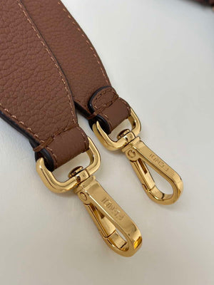 Fendi 8BH386 Fendi Sunshine Medium Brown leather shopper Full-grain cowhide 8636 - Default Title - View 7