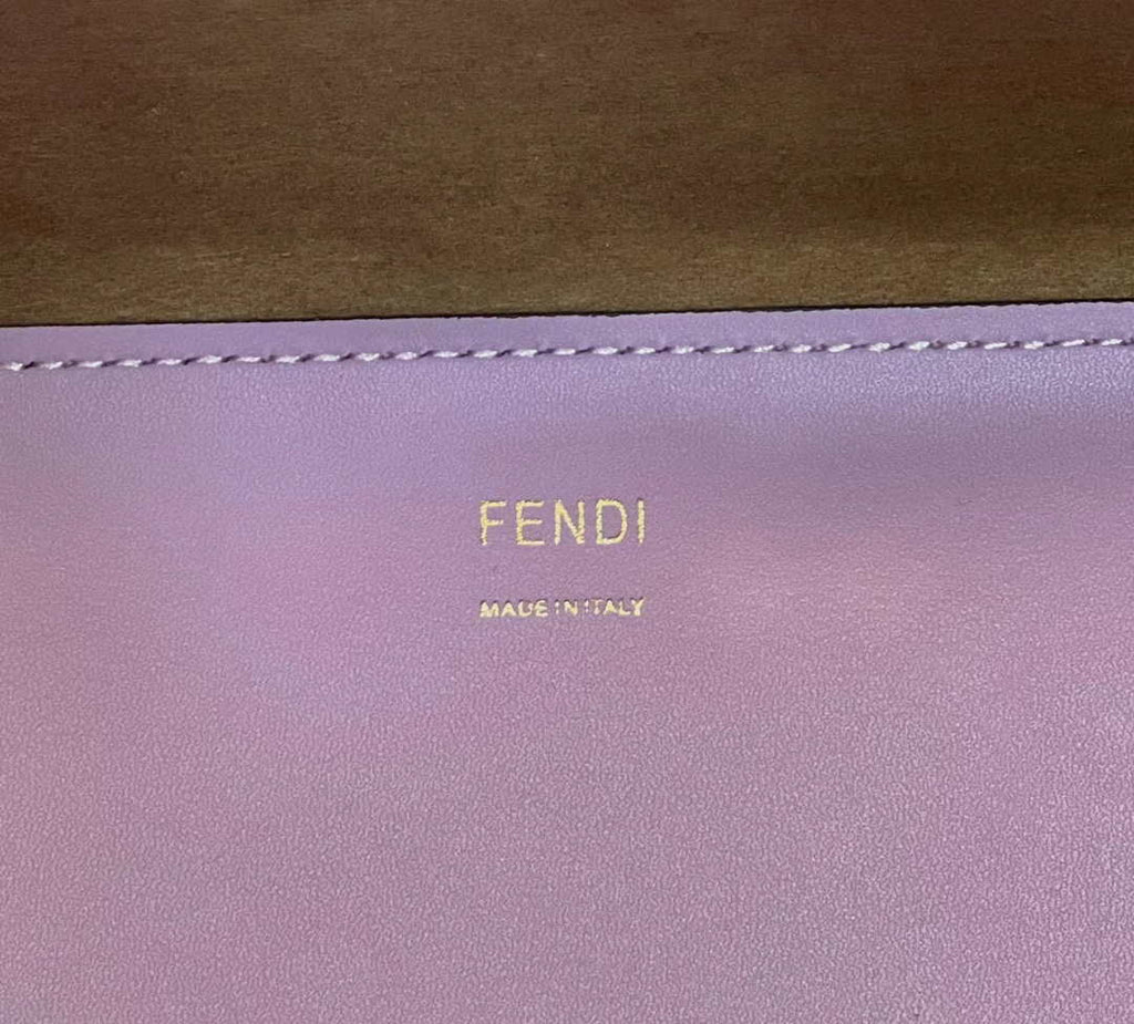 Fendi 8BH386 Sunshine Medium Bag Purple leather shopper 8266S