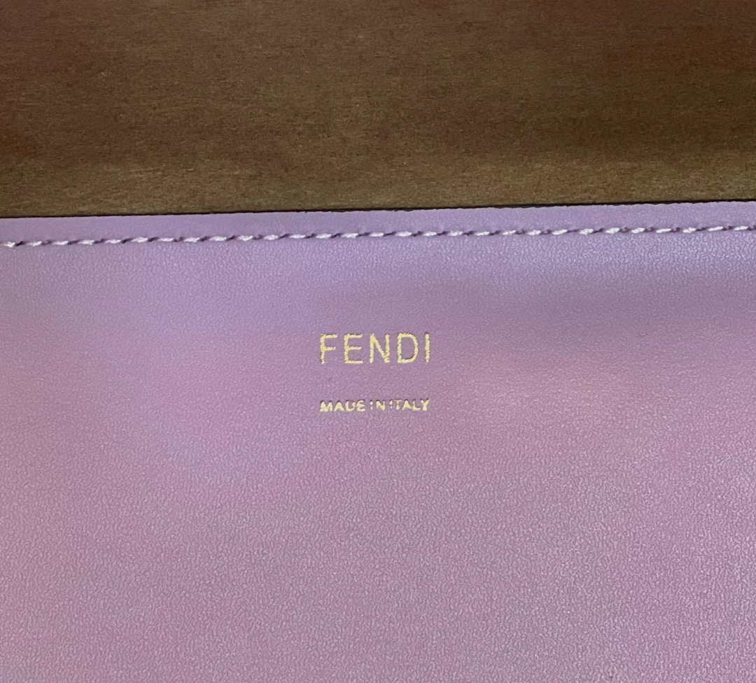 Fendi 8BH386 Sunshine Medium Bag Purple leather shopper 8266S