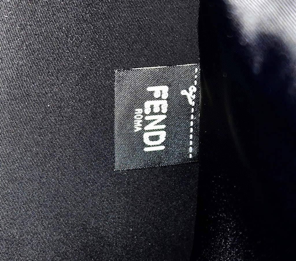 Fendi 8BH386 Sunshine Medium Fendi Tote Bag 8258 Black