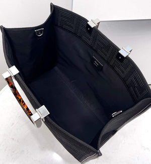 Fendi 8BH386 Sunshine Medium Fendi Tote Bag 8258 Black - Default Title - View 8