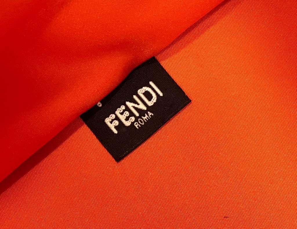 Fendi 8BH386 Sunshine Medium Fendi Tote Bag 8258 Orange Red