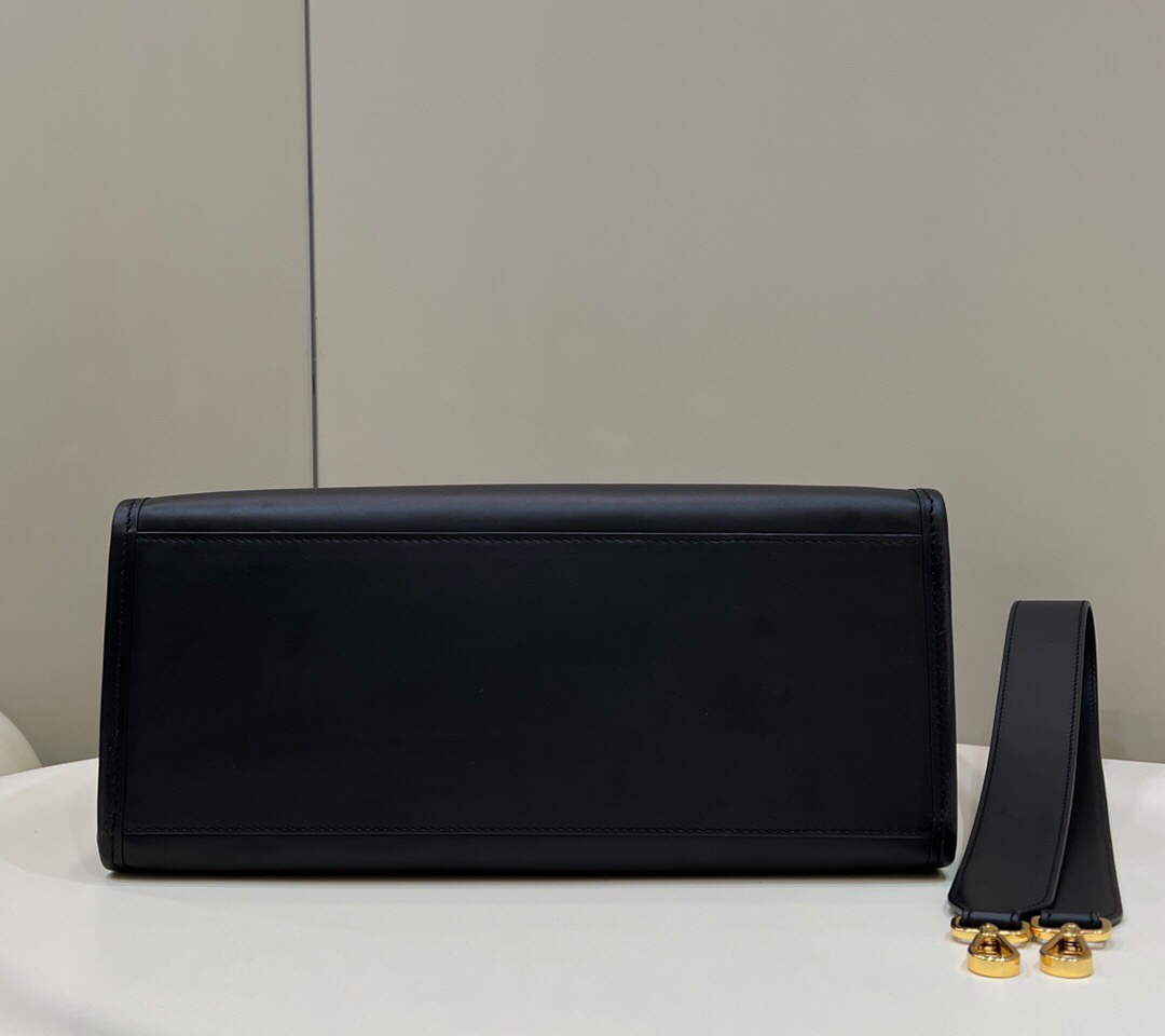 Fendi 8BH386 Sunshine Medium Tote Bag Black
