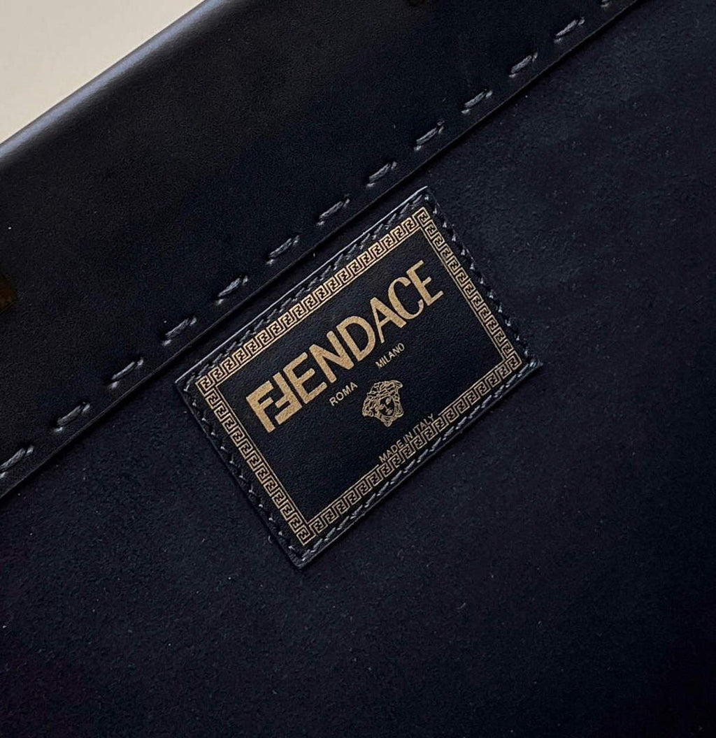 Fendi 8BH386 Sunshine Medium Tote Bag Black