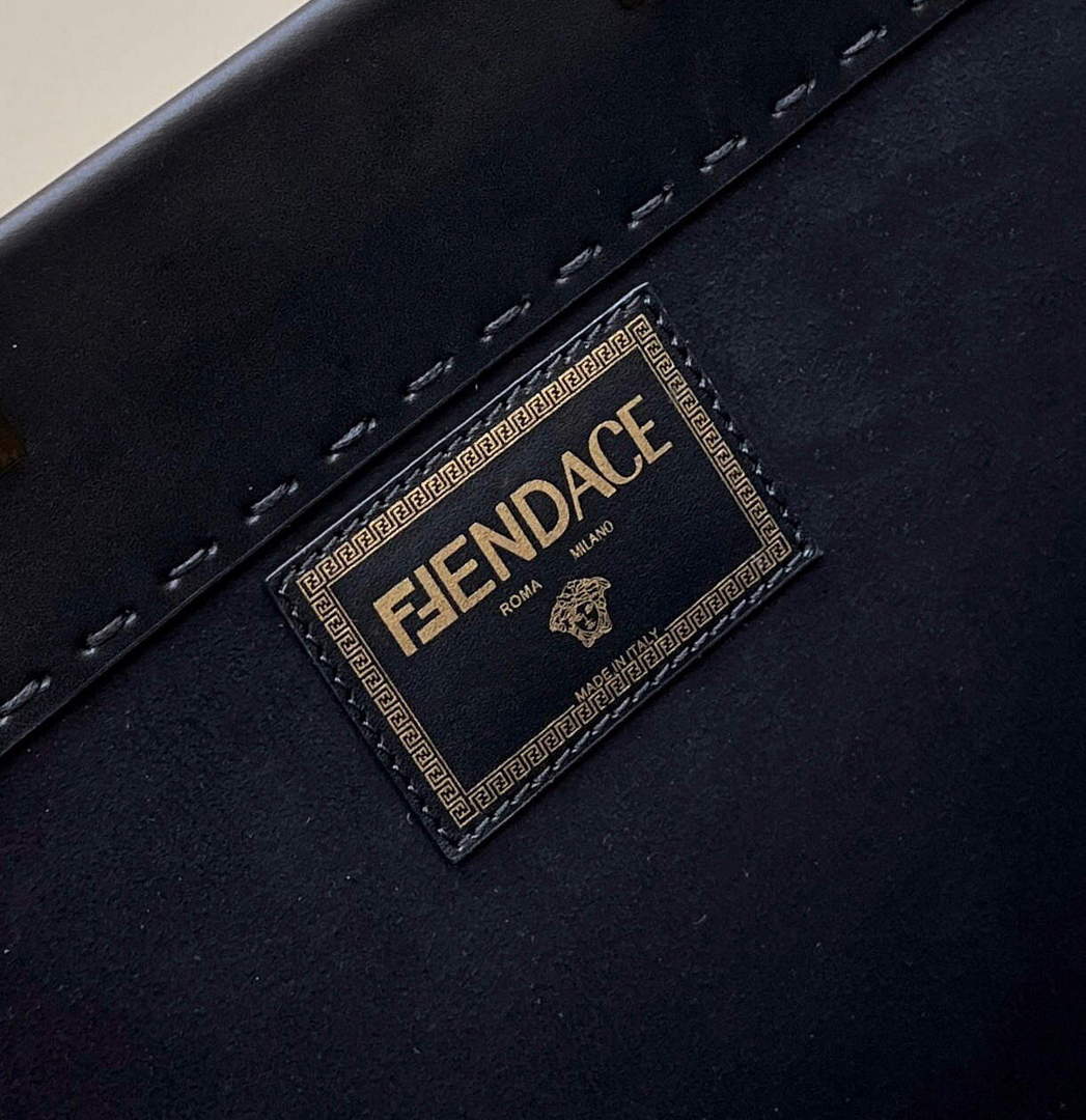 Fendi 8BH386 Sunshine Medium Tote Bag Black - Default Title - View 7