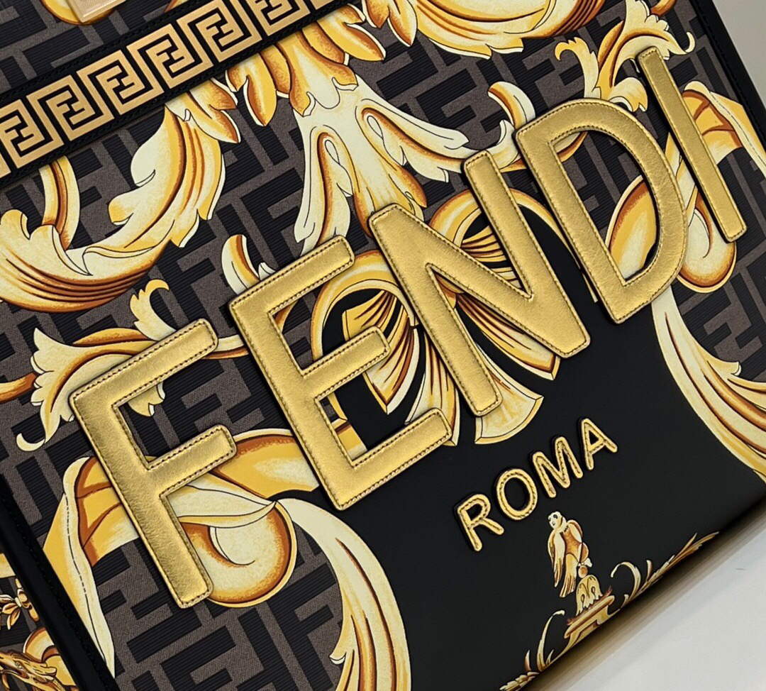 Fendi 8BH386 Sunshine Medium Tote Bag Multicolor