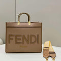 Fendi 8BH386 Sunshine Medium Tote Flannel shopper bag - Default Title - View 1