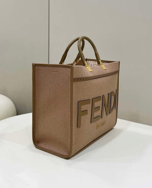 Fendi 8BH386 Sunshine Medium Tote Flannel shopper bag - Default Title - View 3