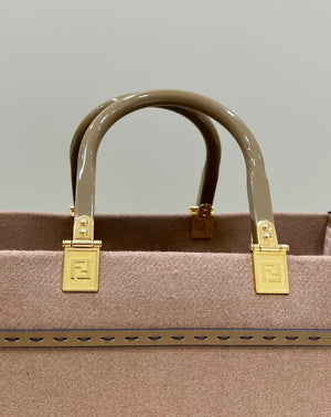 Fendi 8BH386 Sunshine Medium Tote Flannel shopper bag - Default Title - View 5