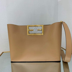 Fendi 8BH391 Fendi way Medium Apricot Leather bag - Default Title - View 2