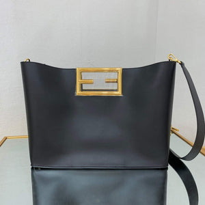 Fendi 8BH391 Fendi way Medium Black Leather bag - Default Title - View 2