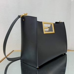 Fendi 8BH391 Fendi way Medium Black Leather bag - Default Title - View 3
