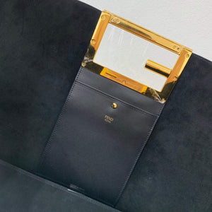 Fendi 8BH391 Fendi way Medium Black Leather bag - Default Title - View 7