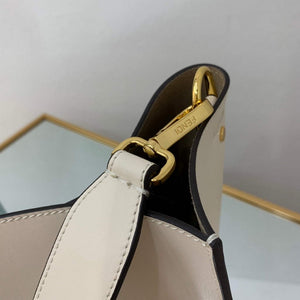 Fendi 8BH391 Fendi way Medium White Leather bag - Default Title - View 6