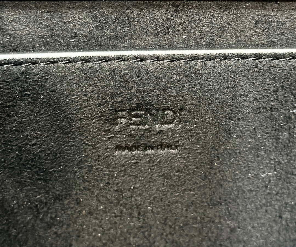 Fendi 8BH394 Fendi Sunshine Small Black leather shopper