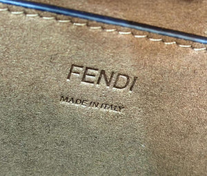 Fendi 8BH394 Fendi Sunshine Small Tan leather shopper Printer FF - Default Title - View 7