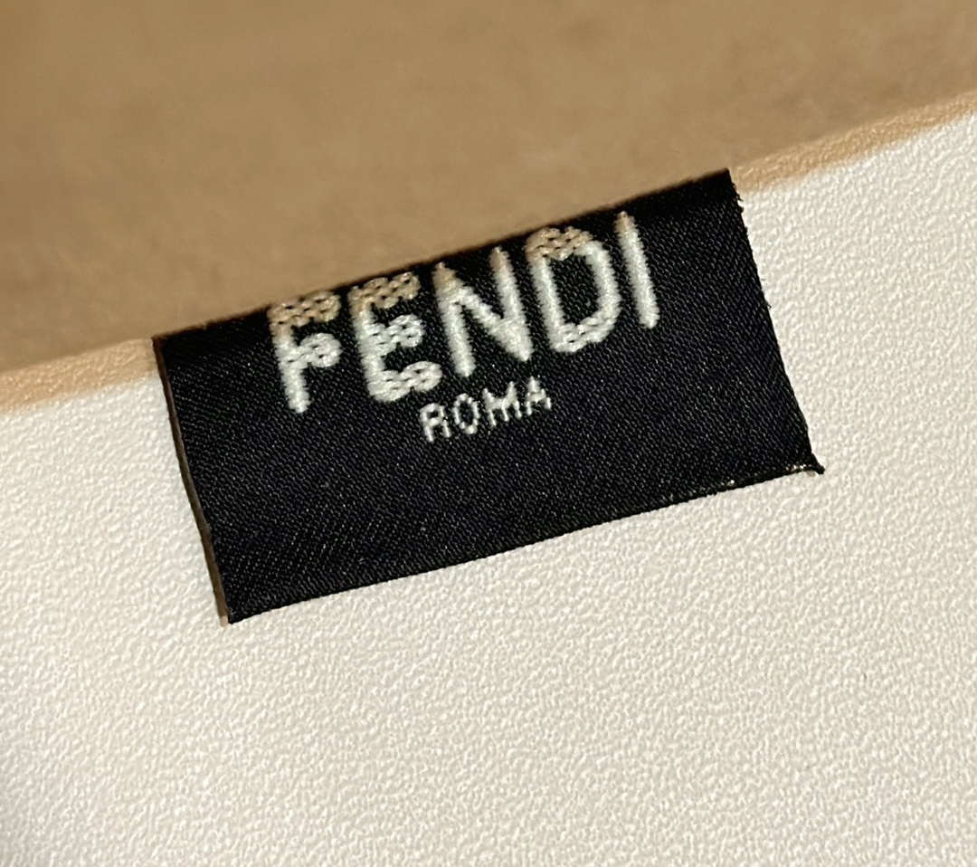 Fendi 8BH394 Fendi Sunshine Small White leather shopper - Default Title - View 7
