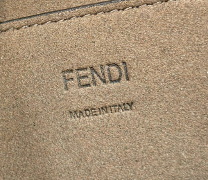 Fendi 8BH394 Fendi Sunshine Small White leather shopper Printer FF - Default Title - View 5
