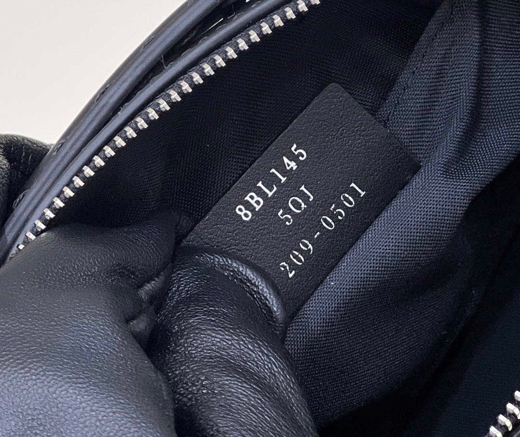 Fendi 8BL145 By The Way Mini Black leather small Boston bag