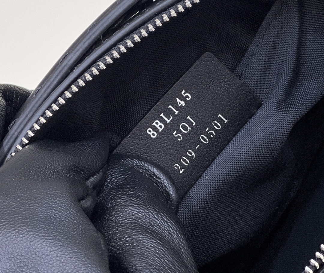 Fendi 8BL145 By The Way Mini Black leather small Boston bag
