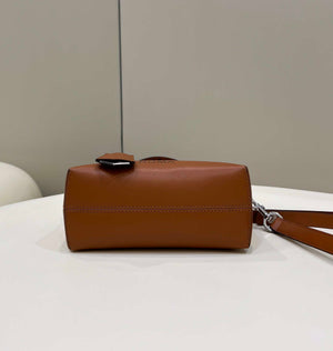 Fendi 8BL145 By The Way Mini Brown leather small Boston bag - Default Title - View 4