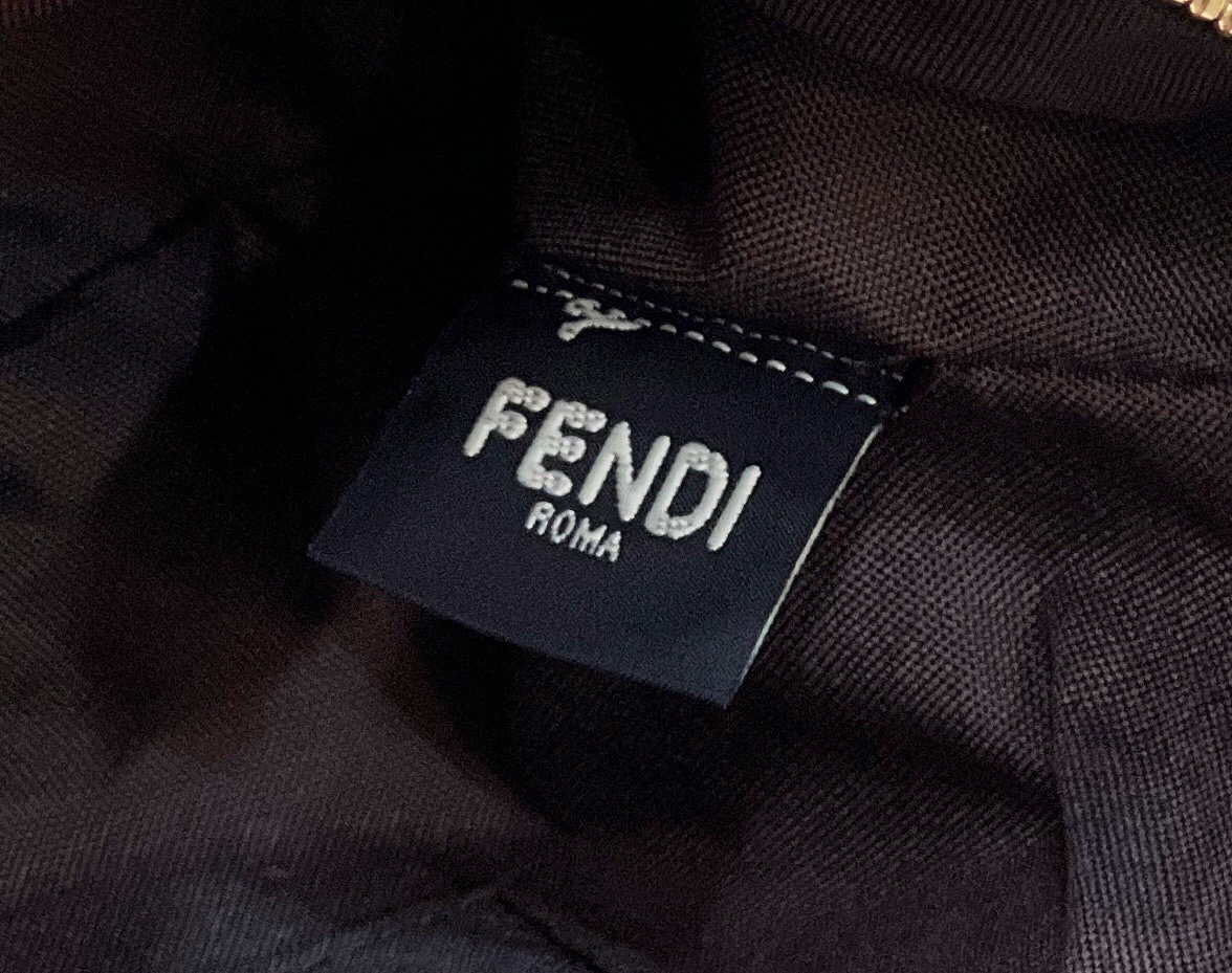 Fendi 8BL145 By The Way Mini Gray leather small Boston bag