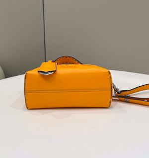 Fendi 8BL145 By The Way Mini Orange leather small Boston bag - Default Title - View 4