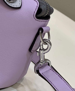 Fendi 8BL145 By The Way Mini Purple leather small Boston bag - Default Title - View 4