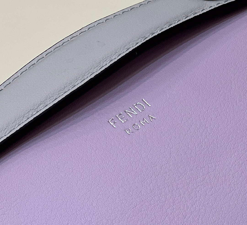 Fendi 8BL145 By The Way Mini Purple leather small Boston bag