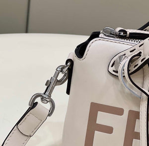Fendi 8BL145 By The Way Mini White leather small Boston bag - Default Title - View 6