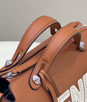 Fendi 8BL146 By The Way Medium Brown leather Boston Bag - Default Title - View 5