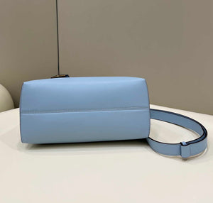 Fendi 8BL146 By The Way Medium Ligth Blue leather Boston bag - Default Title - View 7