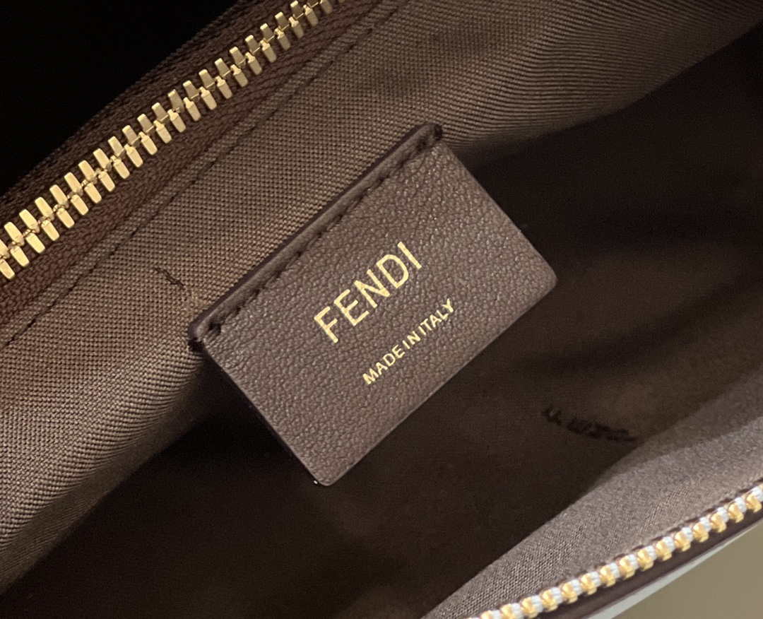 Fendi 8BL146 By The Way Medium Ligth Blue leather Boston bag - Default Title - View 8