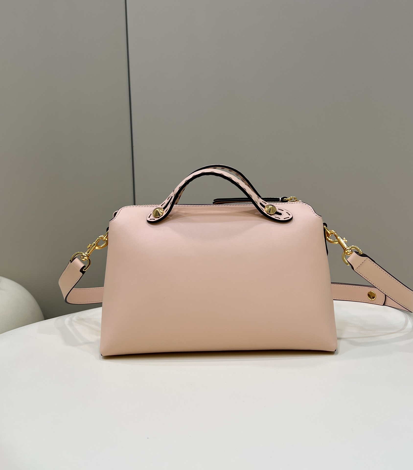 Fendi 8BL146 By The Way Medium Pink leather Boston bag