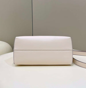Fendi 8BL146 By The Way Medium White leather Boston bag - Default Title - View 4
