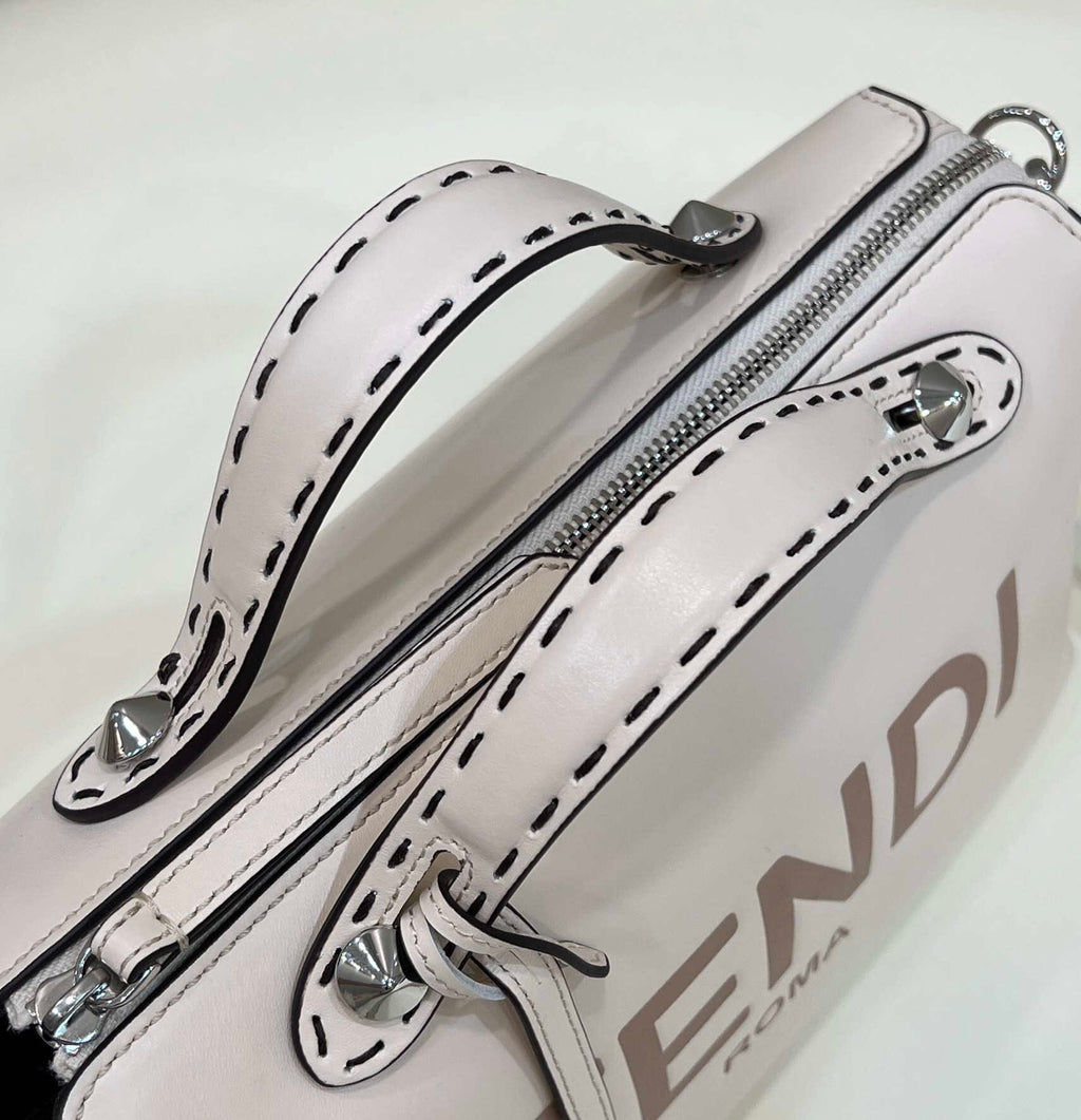 Fendi 8BL146 By The Way Medium White leather Boston bag