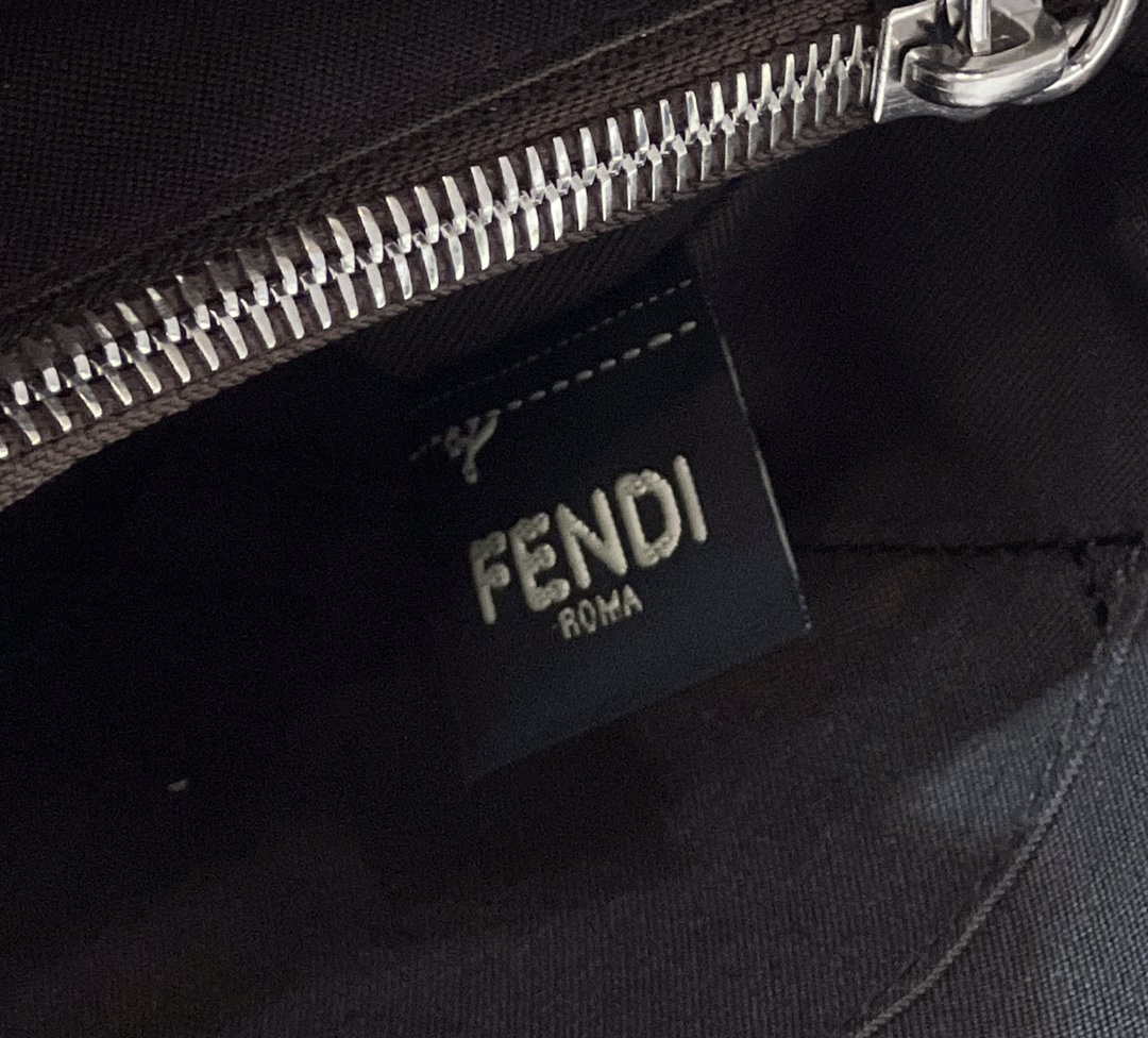 Fendi 8BL146 By The Way Medium White leather Boston bag - Default Title - View 8