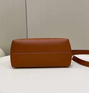 Fendi 8BL146 By The Way Medium Brown leather Boston bag - Default Title - View 4