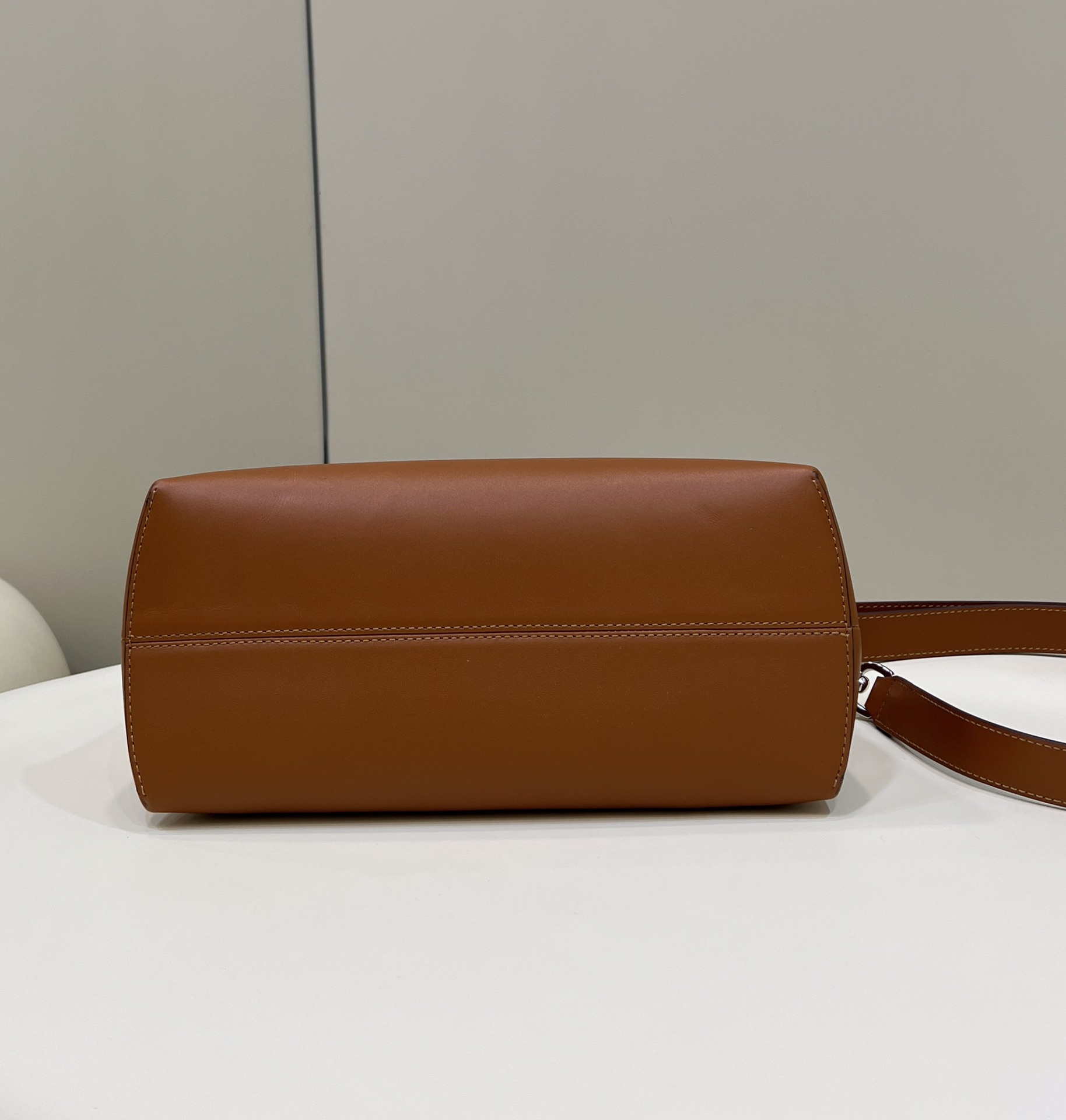 Fendi 8BL146 By The Way Medium Brown leather Boston bag