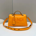 Fendi 8BL146 By The Way Medium Orange leather Boston bag - Default Title - View 1