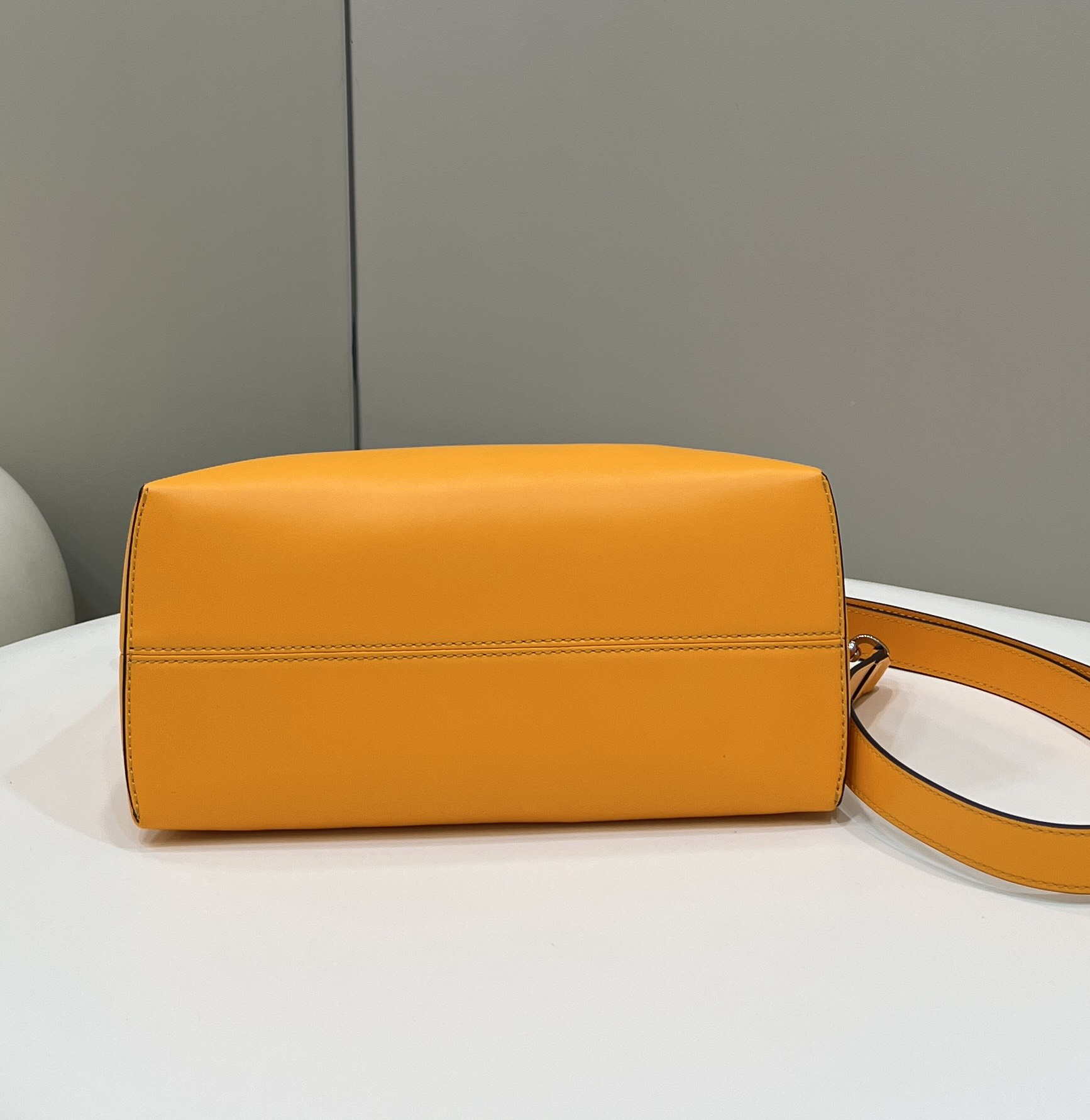 Fendi 8BL146 By The Way Medium Orange leather Boston bag - Default Title - View 4
